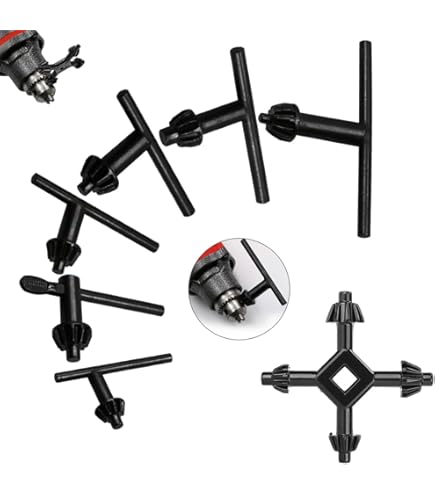 Amazon.com: Llave Chuck de 4 lados, #1, #2, #3, #4