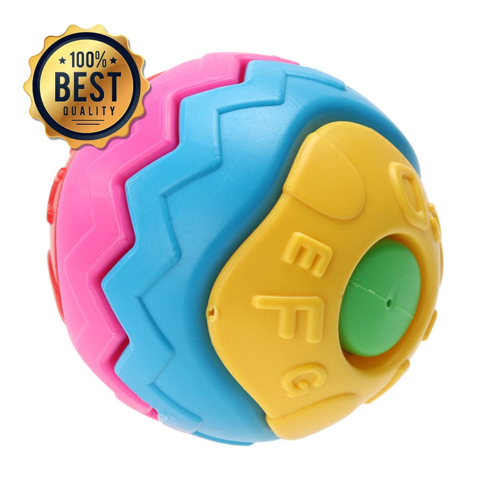 Toyギフト B071hz425p 面白い安全赤ちゃん子供用カラフルgraspingボールパズルアセンブリおもちゃ早期教育玩具ベビーキッズpuzzel ベビー用ボール ファッションデザイナー Www Fhmpakistan Com