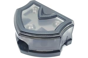 Bissou 3 Way Power Distribution Block, 1/0 Gauge x 1 in 1/0 Gauge x 3 Out Power Ground Distributor for Car Audio Amplifier Splitter 2pcs, Silvery