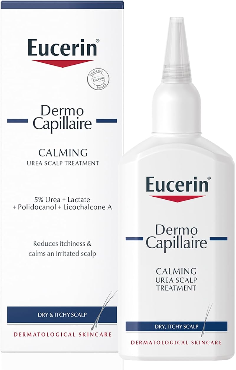 Eucerin Scalp Treatment 100ml Calming Urea Leave-In Serum for Itchy Dry Scalp