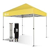 CROWN SHADES 8x8 Pop Up Canopy - Beach Tent with