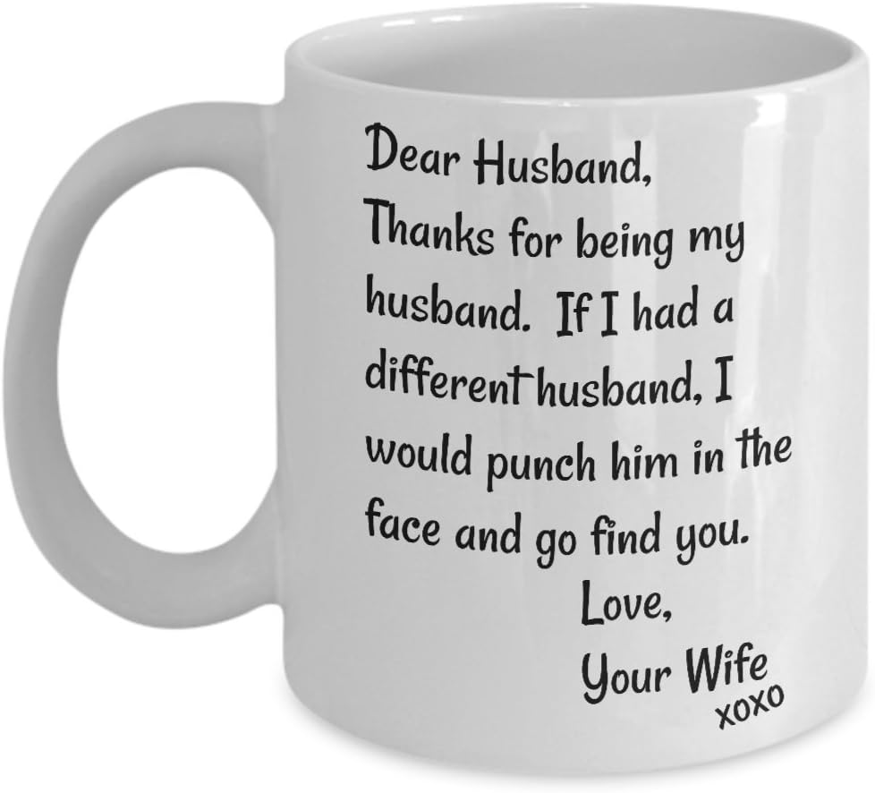 dear husband mug