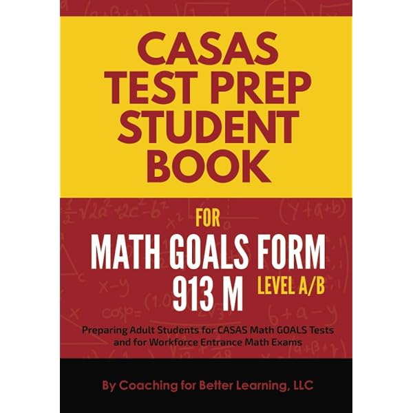 CASAS Test Prep Student Book for Math GOALS Form 917 M Level C/D