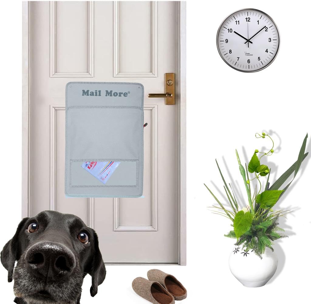 MAIL MORE® Letter Catcher for Front Door, Mail Cage, Letterbox Catcher, Door Box, Mail Letter Cage (WHITE)