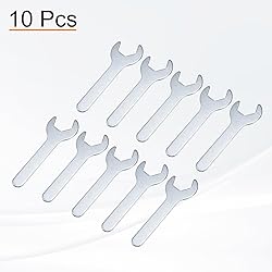 HARFINGTON 10pcs Small Wrench 25x126x2.8mm Metric