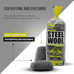 Pandora Steel Wool #000-16 Pads for Buffing and