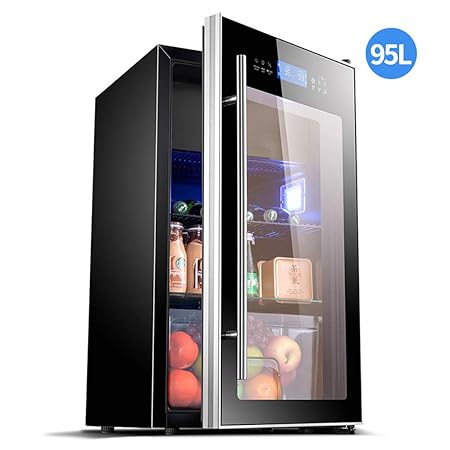 Nevera para Vino De Doble Área, Control Independiente Pantalla ...