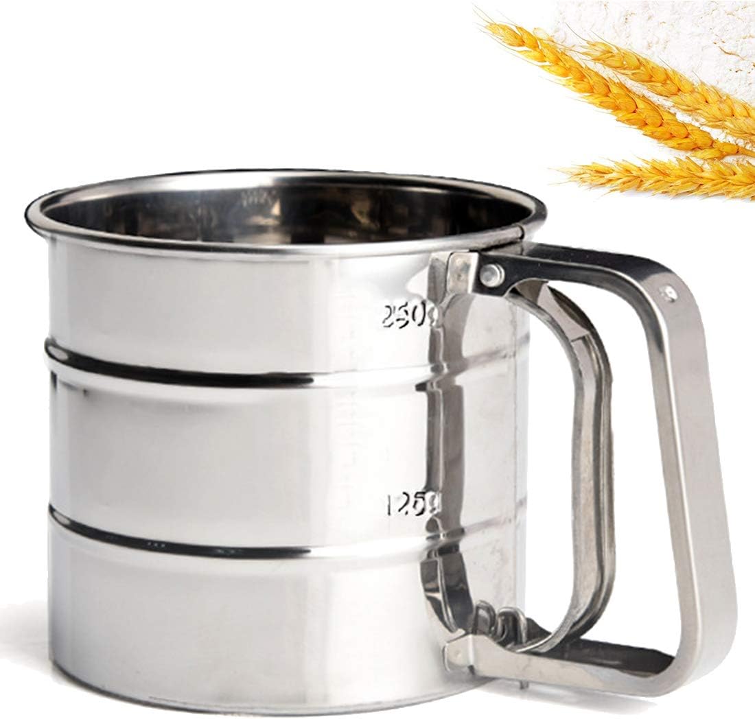 Sifters Home Household Stainless Steel Single Layer Flour Sifter