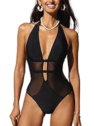 CUPSHE Women's One Piece Swimsuit Bathing Suit Deep