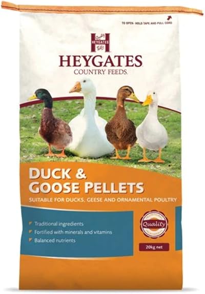 Heygates Duck & Goose Pellets 20 kg 3mm Protein 17% Finisher
