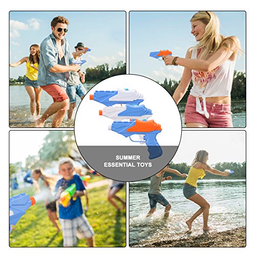 Sotodik 3PCS Water Guns Super Soaker Gun Large Capacity Summer Beach Toys Water Pistol for Kids Best Swimming Beach Games