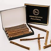 BIORR Licorice Root Sticks &ndash; 100% Natural Herbal Chew Sticks (10 pcs, 10cm) &ndash; Dried Mulethi/Glycyrrhiza Glabra &ndash; Herbal Tea &amp; Relaxation &ndash; Premium Collection