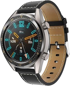 Huawei Watch GT - Correa de Piel Blanca para Huawei Watch GT ...