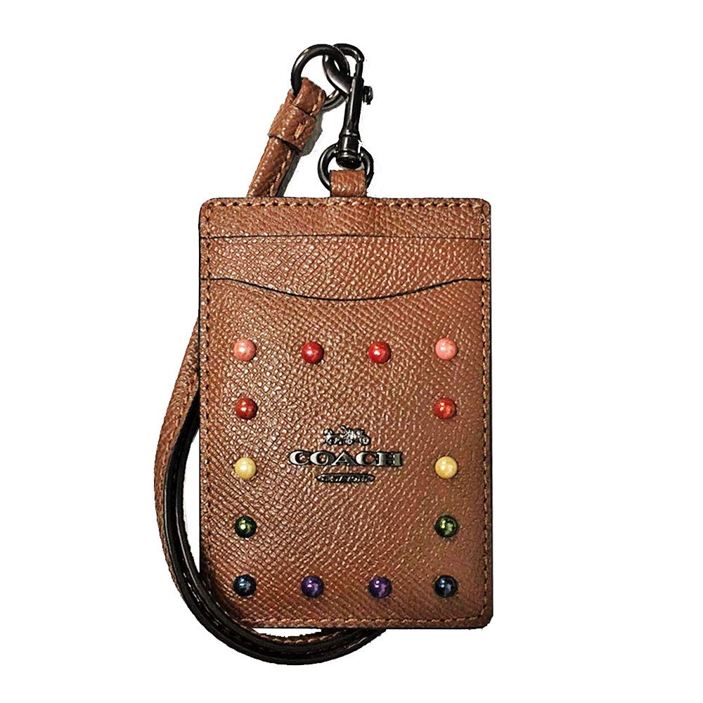 coach lanyard with id holder