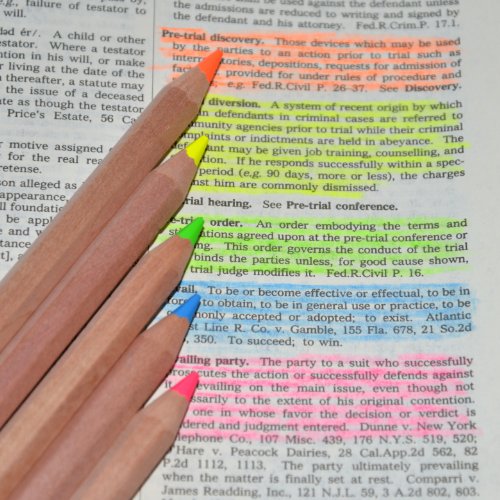 Eco Highlighter Pencils - Set of 5 Colors - Will Not Bleed or Dry Out