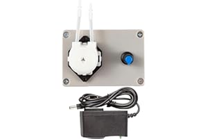 Gikfun 12V Adjustable Peristaltic Dosing Pump Liquid Metering Pump with Adapter for Aquarium Lab Analytical EK1960