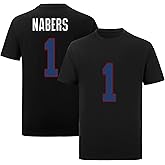 Custom Football T-Shirt No Brand/Logos 100% Cotton for Mens/Womens/Kid