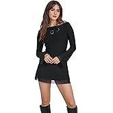 Women’s Floral Tie Dye Sheer Mesh Mini Dress Sexy Mock Neck Split Bodycon Flared Long Sleeve Beach Party Dress