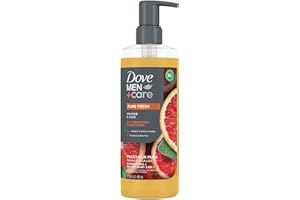 Dove Men+Care Pure Fresh 2-in-1 Shampoo + Conditioner with plant-based cleansers & moisturizers Orange & Sage for strong, hea