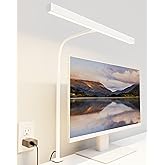 SUPERDANNY LED Desk Lamp for Home Office, Eye-Caring Desk Light with Adjustable Gooseneck, 12W Touch Control Dimmable Brightn