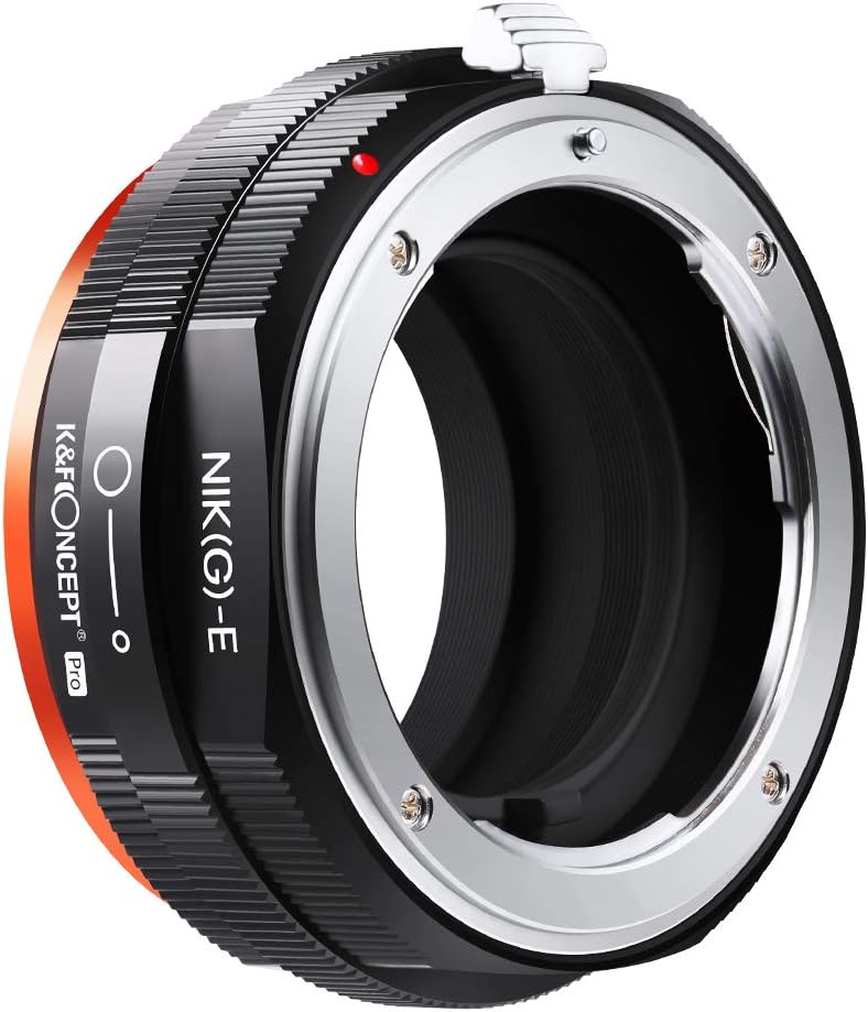 K&F CONCEPT Lens Mount Adapter for Nik G Mount Lens to Sony E NEX Camera Body, Nikon-G