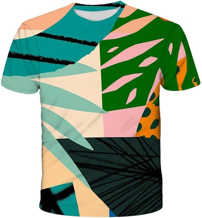 3D Print T Shirt Graphic StyleGreen Printed Personalized TShirt Casual Tops Men Women Amazon