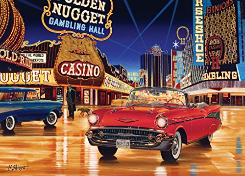 MasterPieces Cruisin' Gamblin' Man - Chevy Convertible 1000 Piece Jigsaw Puzzle by Hiroaki Shioya