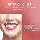 HQDA 12 Pcs Liquid Lipstick Lipliner Set Nude Matte Long Lasting Waterproof view 5