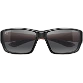 Maui Jim Polarized Men's Local Kine Wrap Sunglasses