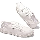 Womens Slip On Shoes, Canvas Tennis Shoes for Women with Arch Support, Classic Casual Fashion Sneaker Shoes Walking