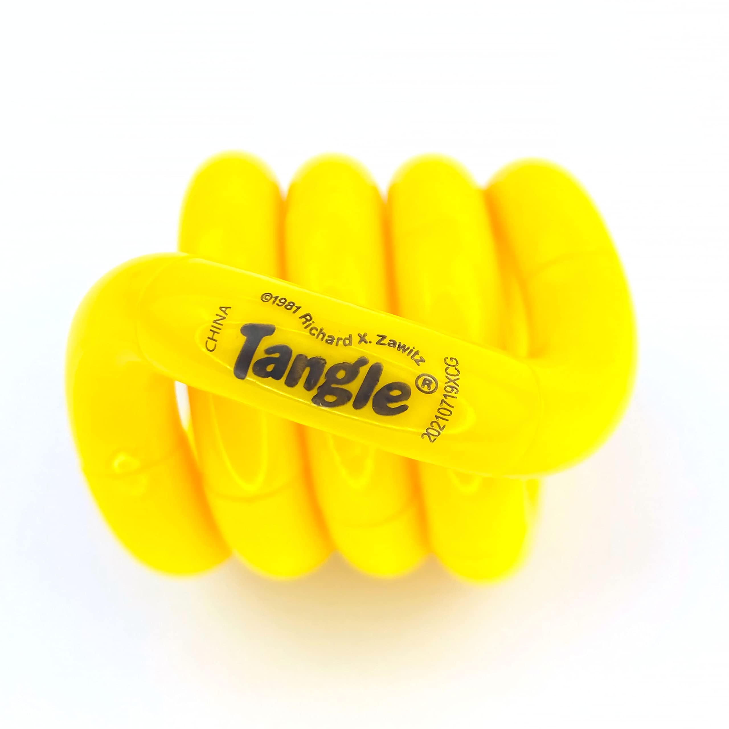Tangle Jr. Solid Yellow - Genuine Fidget - Fidget Toy for Kids and Adults — image 1