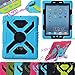 NEW Shockproof Dirt Snow Sand Proof Extreme Army Military Heavy Duty Cover Case Kickstand for Apple iPad 2 3 4 iPad 2/3/4 @XYG (10-blue/black)