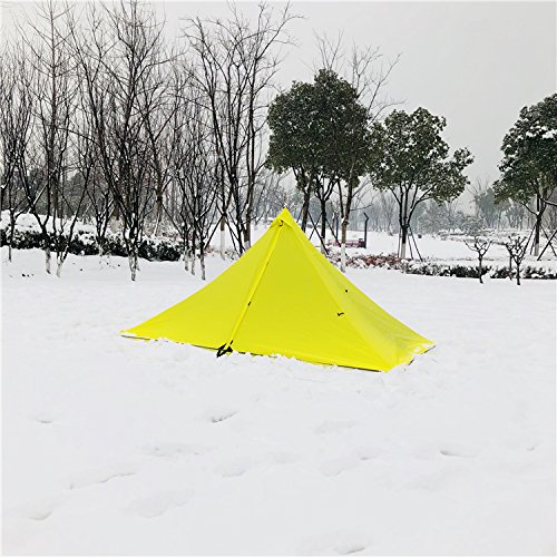 Survivalist 1P Trekking Pole Tent Pyramid Tent- Forget The Poles with This Lightweight, Spacious 1 Person Tent - Thumbnail 7