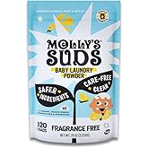 Molly's Suds Baby Laundry Detergent Powder | Removes Formula, Poop & Spit-Up Stains | Extra Gentle for Newborns (Fragrance Free)