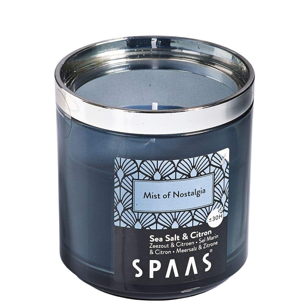 Spaas Scented Candle in Modular Glass, ± 30 Hours, Mist of Nostalgia