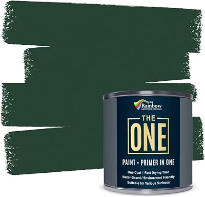 THE ONE All-In-One Paint & Primer Green Matt 1 L Multi-Surface One Coat