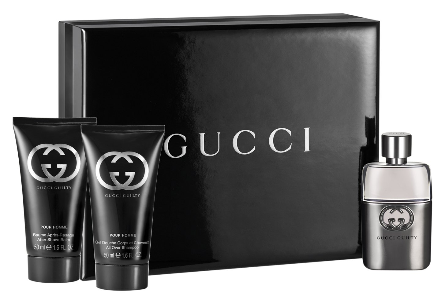 gucci guilty 3 piece gift set