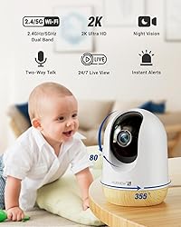 MUBVIEW 5G WiFi Indoor Security Camera No