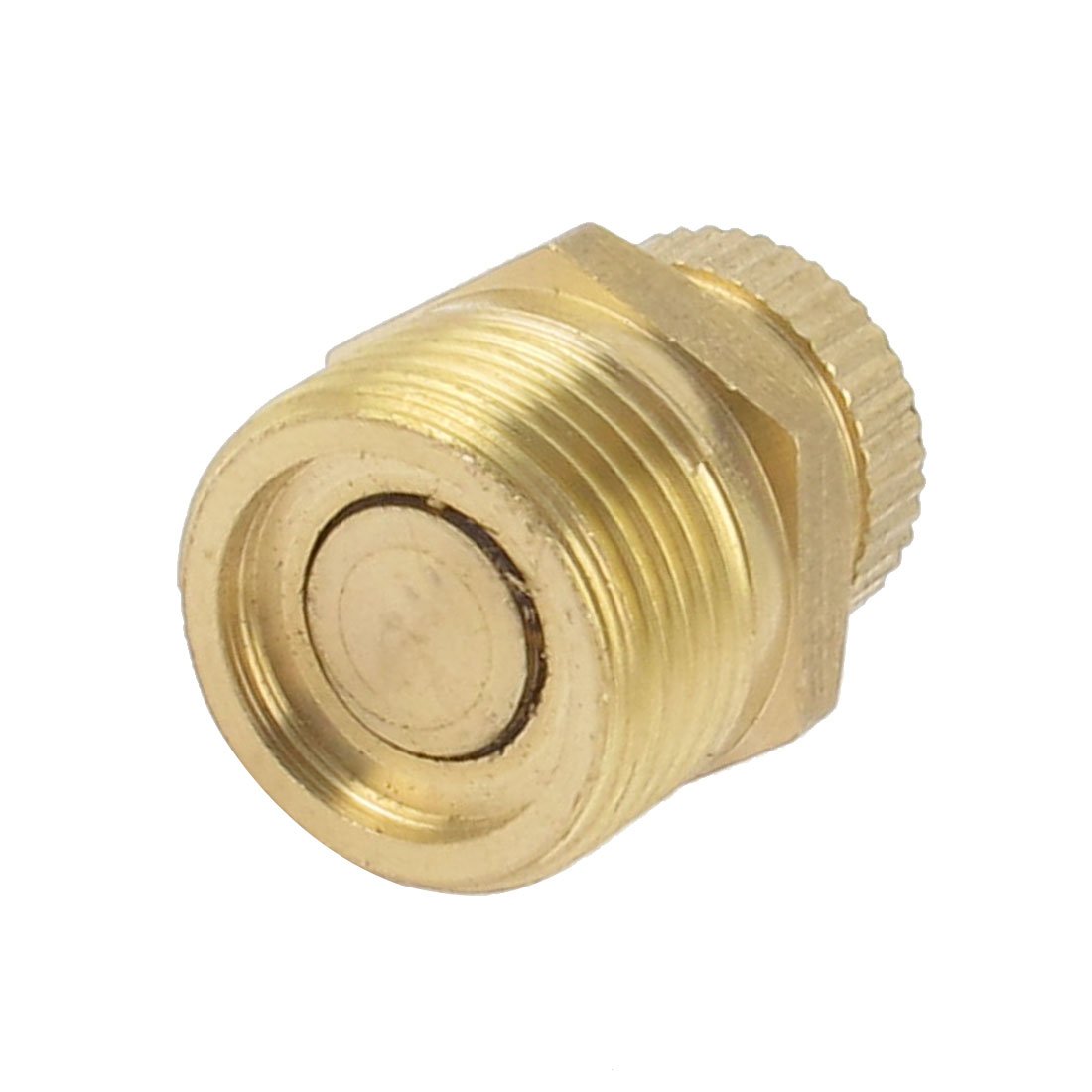 Sourcingmap 16mm 3/8BSP Male Thread Water Drain Valve 21mm Long for Air Compressor