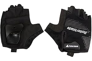 Rollerblade Skate Gear Gloves, 1 Pair, Black