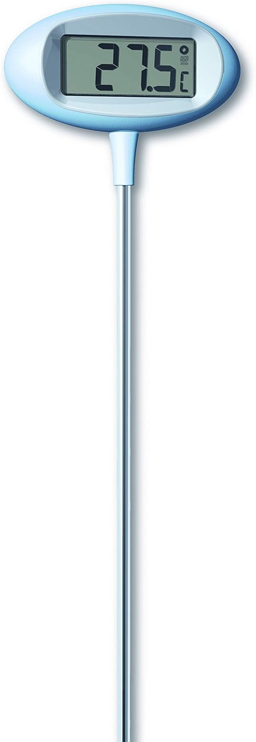 TFA Dostmann Orion digitales Design-Gartenthermometer, 30.2024.06, großes Display, zum Einstecken in den Boden, wetterfest