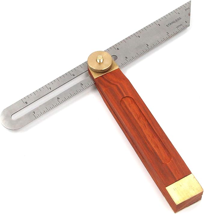 MTMTOOL 9" TBevel Sliding Angle Ruler Protractor Multi Angle