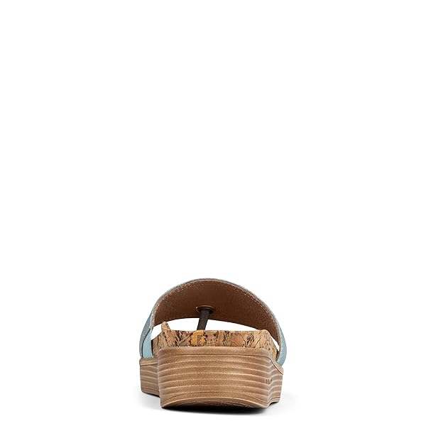 DONALD PLINER WOMEN’S FARRAH SLIDE SANDAL, SIZE 5.5 IN LIGHT BLUE ANTIQUE NUBUC, COMFORTABLE & STYLISH BEACH SLIDES FOR WOMEN, WARM WEATHER OPEN-TOED LADIES SHOES FOR EVERYDAY