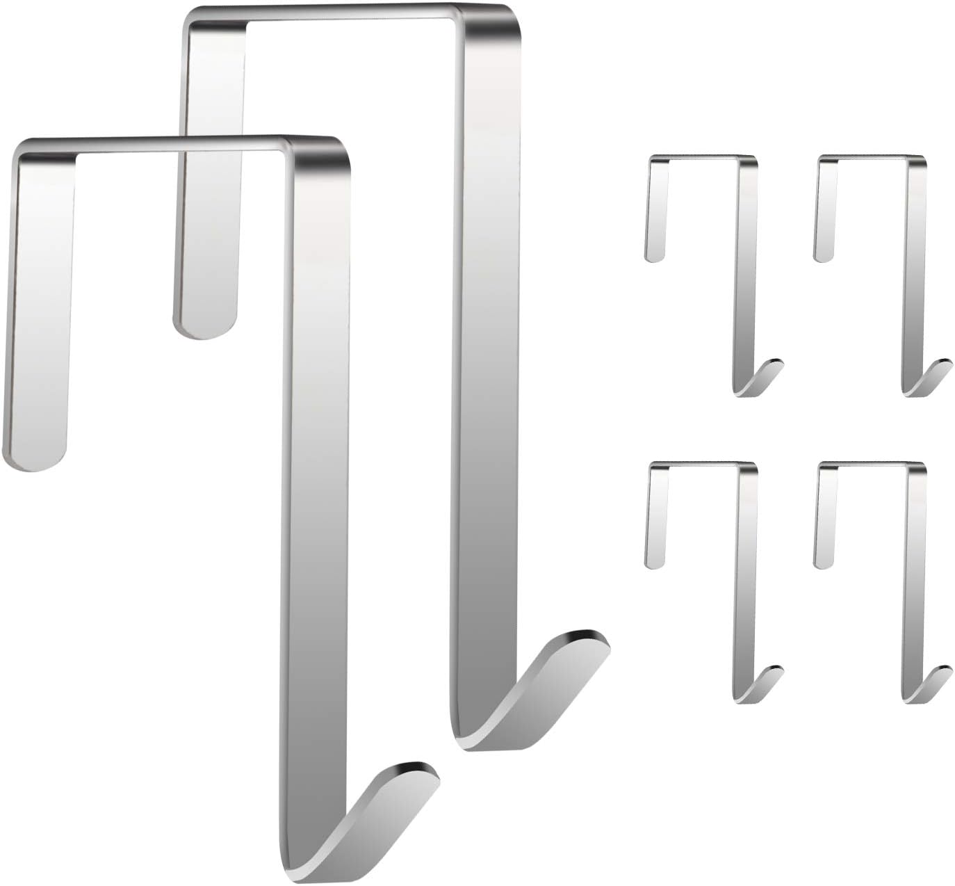 Verstellbarer Türhaken Aus Metall Mit Klebepads – Für Kränze & Dekoration, Ohne Bohren, Innen & Außen