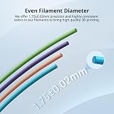 ANYCUBIC PLA Filament 1.75mm 4 Pack Peach Pink Interstellar Violet Spring Leaf view 5