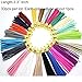 PAMIR TONG 30pcs Faux Leather Tassel For Keychain with Gold Caps Faux Suede Tassel Charm for Lanyard Straps DIY Tassel Charms for Rubber Beads Keychain-Jewelry Making-Handbags-Purse Decorations