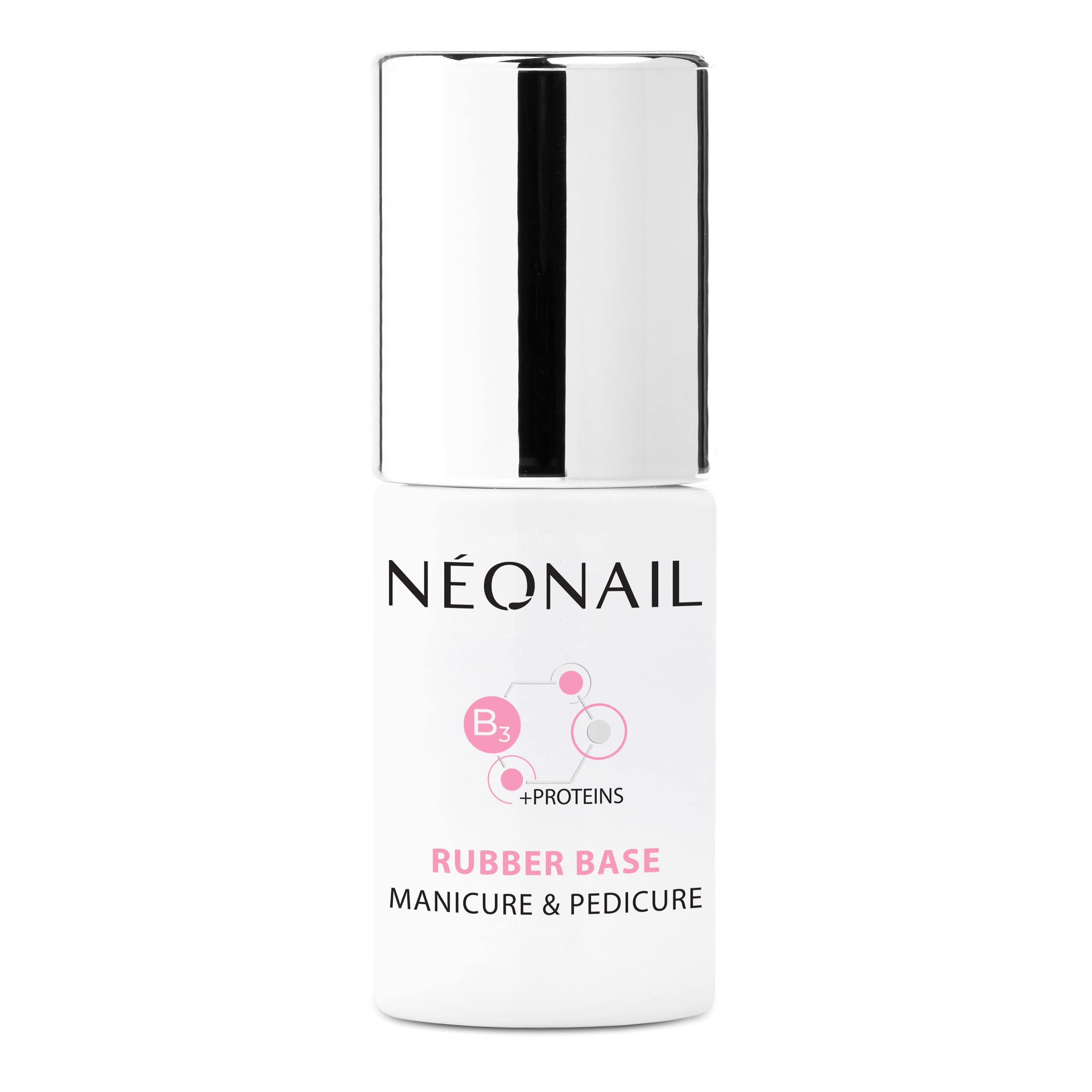 NÉONAIL Gel Nail Polish Base Coat - Rubber Base Manicure & pedicure - Long Lasting Nail Art Manicure - LED UV Nail Lamp Gel - 7,2ml