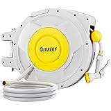 BLUBERY 5/8" x 100+6.7ft Retractable Garden Hose