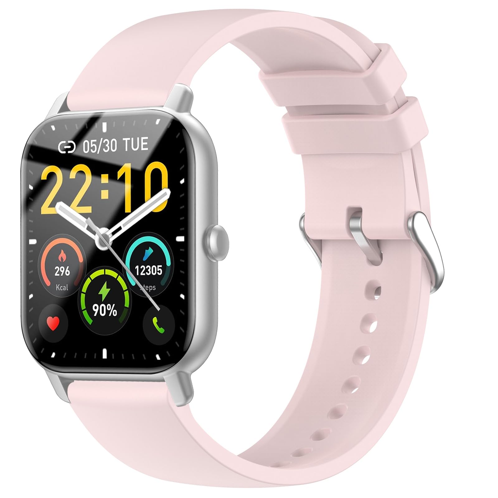 SUGARJAR Strap For Nerunsa P66D,22mm Silicone Band for Donerton T50S,T50H,Popglory P66,ENOMIR IDW19/LW51/LW11,TOOBUR IDW13/IDW16/IDW19/BW01,uaue T50S,Narcid P95/P66,TUYOMA LW36,WeurGhy Y6