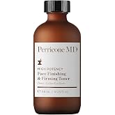 Perricone MD High Potency Face Finishing &amp; Firming Toner - DMAE - 4 fl oz | Gentle toner with AHA &amp; rosewater, visibly tightens pores, revitalizes, smooths uneven texture for firmer refined skin